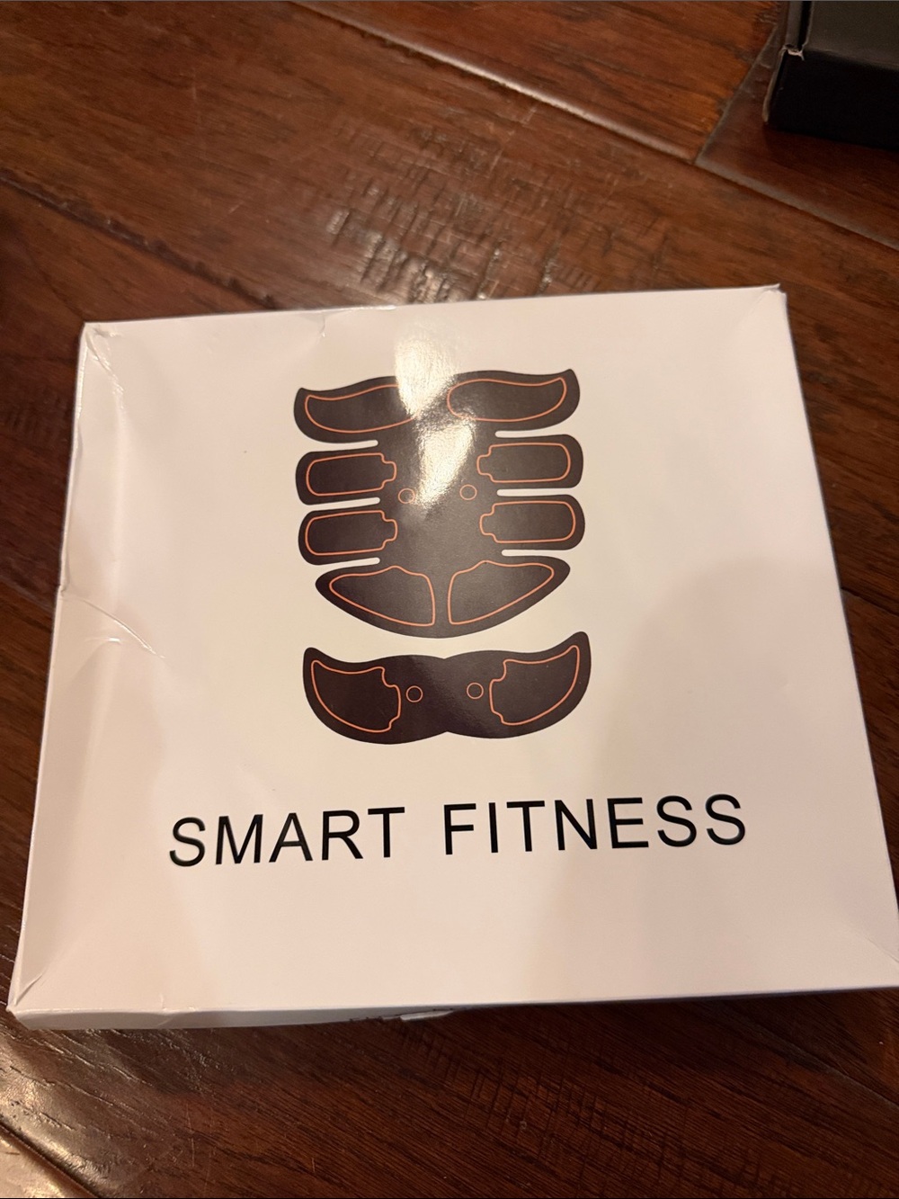 Smart Fit Muscle Stimulator Pad Set - Black with Orange Trim